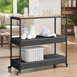 3-Tier Bar Cart for Easy Serving