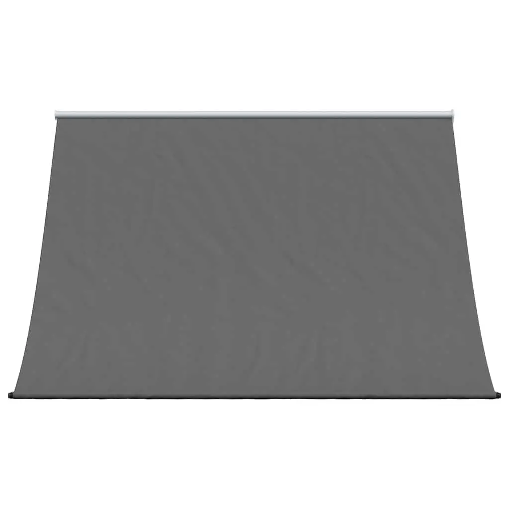 Retractable Awning Anthracite 250x150cm Steel Frame UV Resistant Fabric Wall Mounted Shade