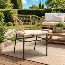 Compact and Sturdy Outdoor Chairs with Cushions