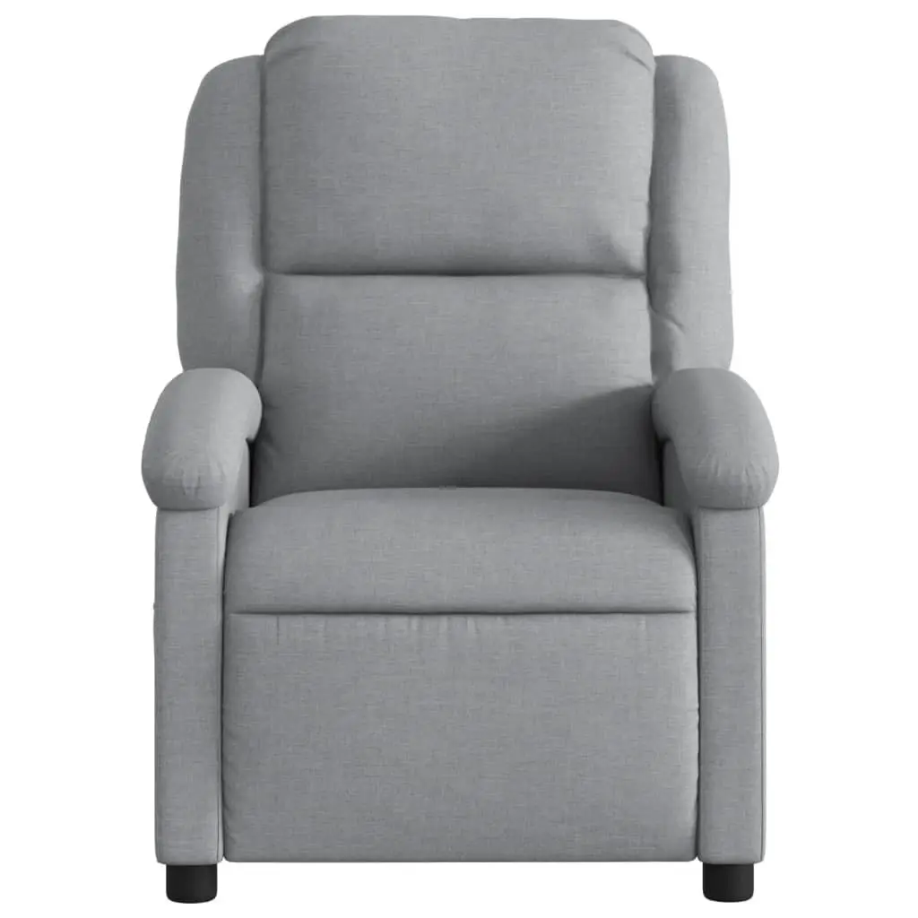 Grey Fabric Recliner Chair, Easy to Adjust
