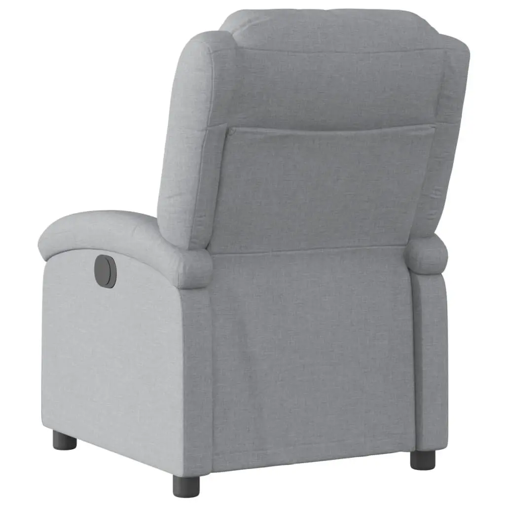 Grey Fabric Recliner Chair, Easy to Adjust