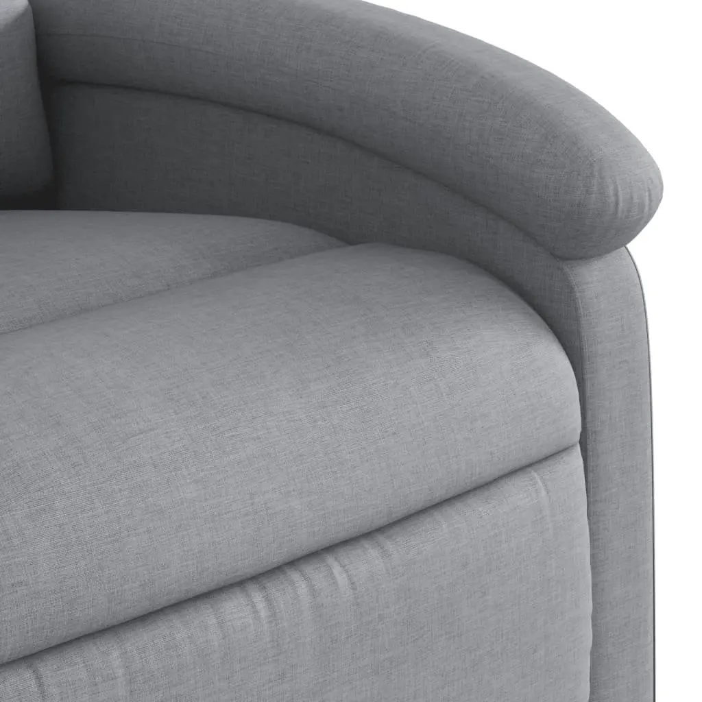 Grey Fabric Recliner Chair, Easy to Adjust