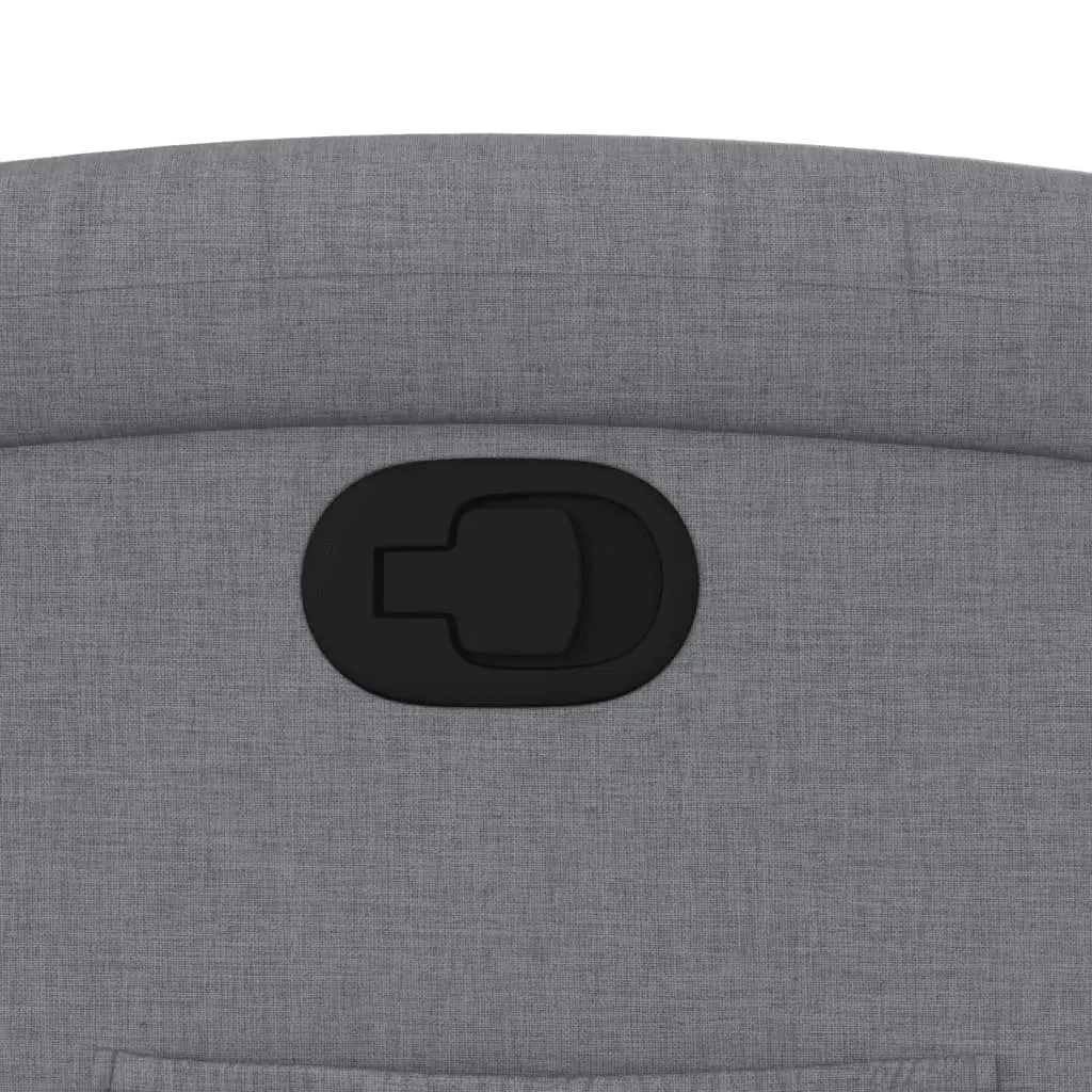 Grey Fabric Recliner Chair, Easy to Adjust