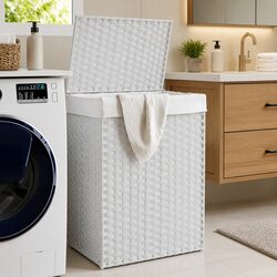 Laundry Basket with Lid for Easy Storage