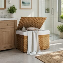 Foldable Laundry Basket with Lid