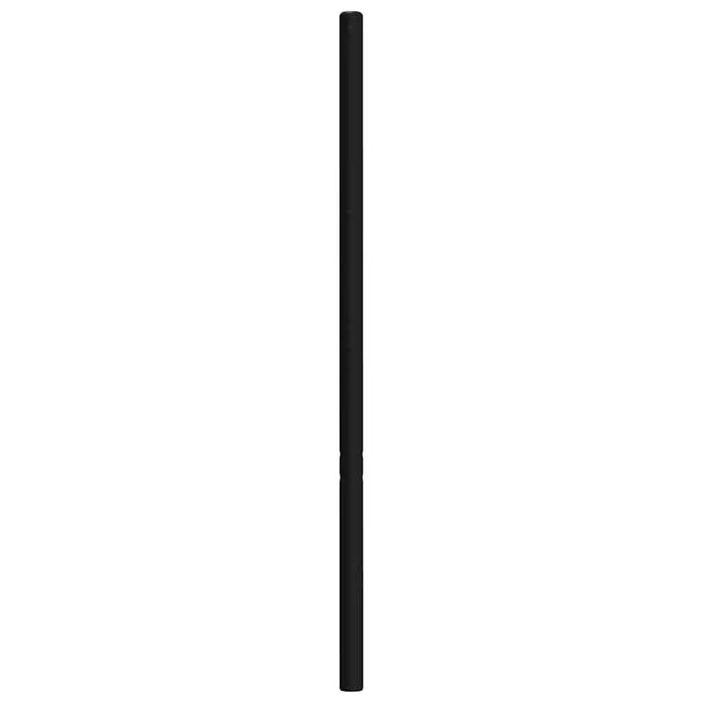 Metal Headboard Black 107cm Bed Frame Header Bedroom Furniture Stylish Design