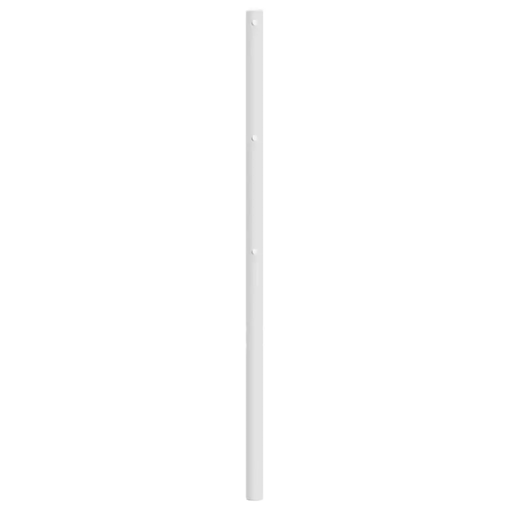 Metal Headboard Sturdy 90cm White Powder-coated Steel Bedroom Furniture