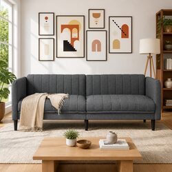 Grey 3-Seater Sofa
