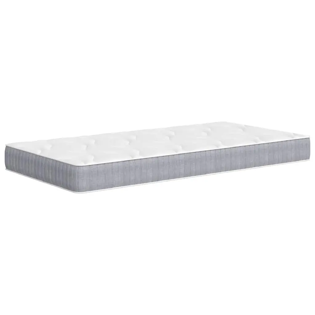 Pocket Spring Mattress White King Single 107x203 cm Medium Firmness Fabric Cover