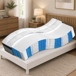 Concise Pocket Spring Mattress 90x190 cm White