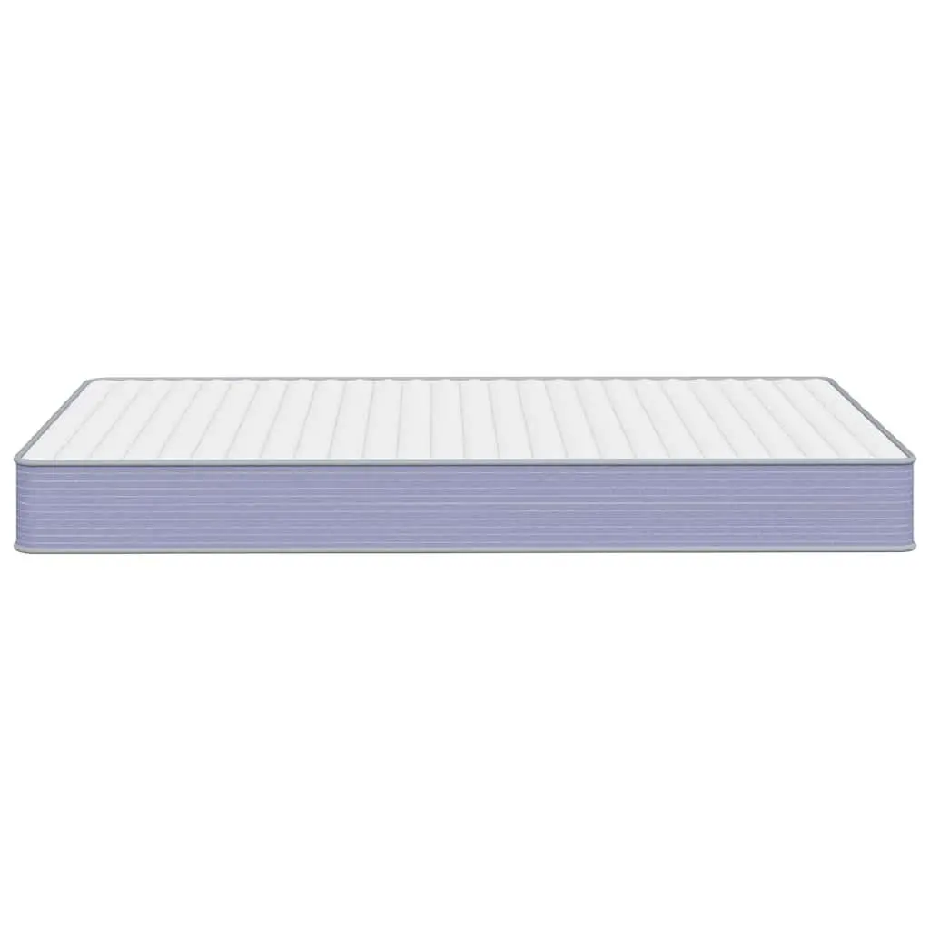 Foam Mattress White Queen Size 152x203 cm Medium Soft Double Sided Flippable