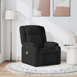Black Massage Recliner Chair - Simple Comfort