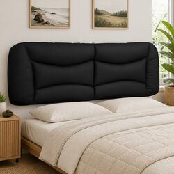 Concise and Stylish Faux Leather Headboard Cushion