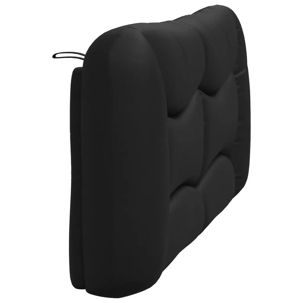 Headboard Cushion Queen Bed Pillow Black Faux Leather Wall Mount 152cm Bedroom