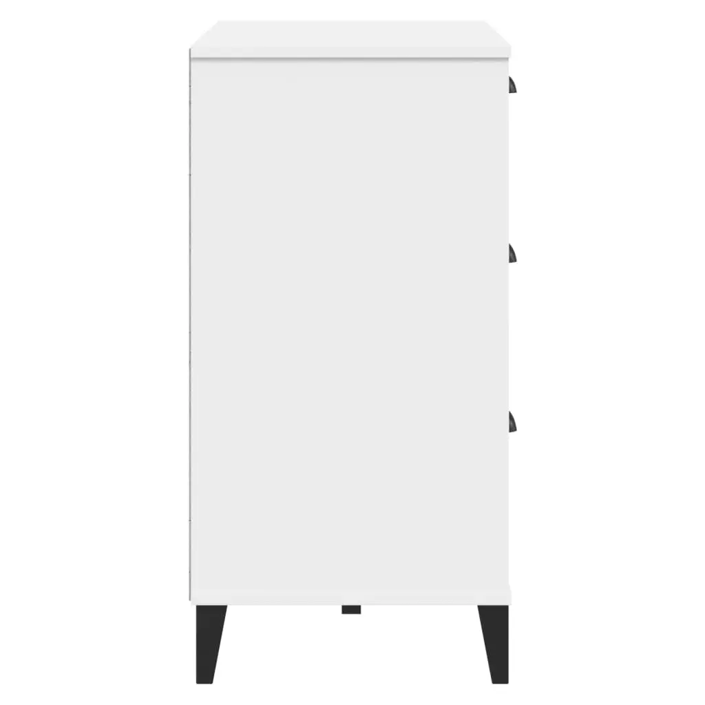 Engineered Wood Drawer Organizer White Multi-Drawer Industrial Storage Furniture