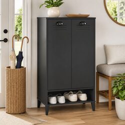 Shoe Cabinet in Anthracite Grey for Effective Storage