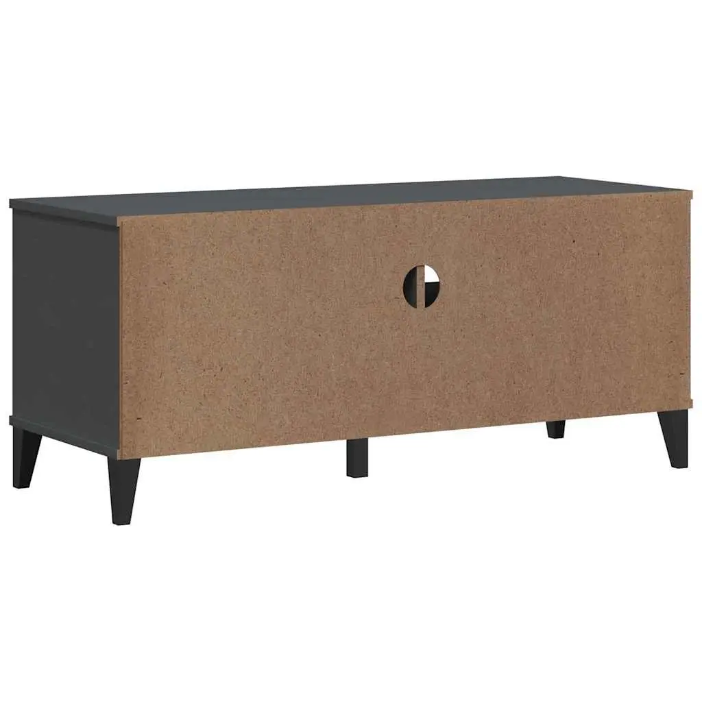 TV Cabinet Anthracite Grey Engineered Wood Media Storage Unit Sideboard Display