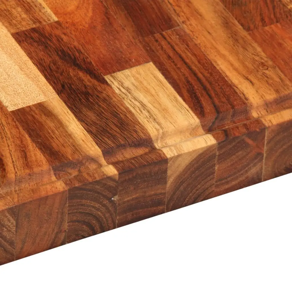 Solid Wood Chopping Board 30x21x4 cm Kitchen Cutting Serving Acacia Natural