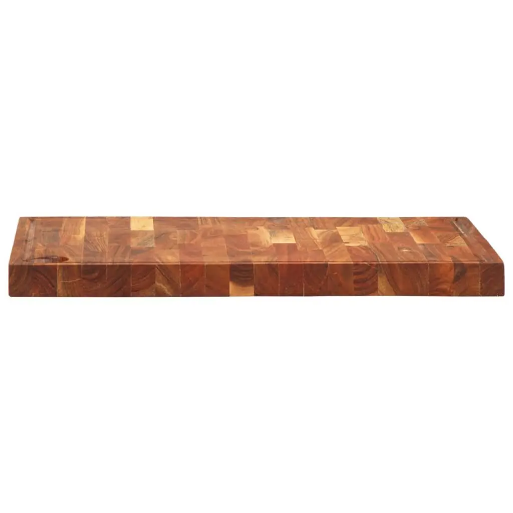 Solid Wood Chopping Board 42x30x4 cm Acacia Kitchen Cutting Serving Cheese
