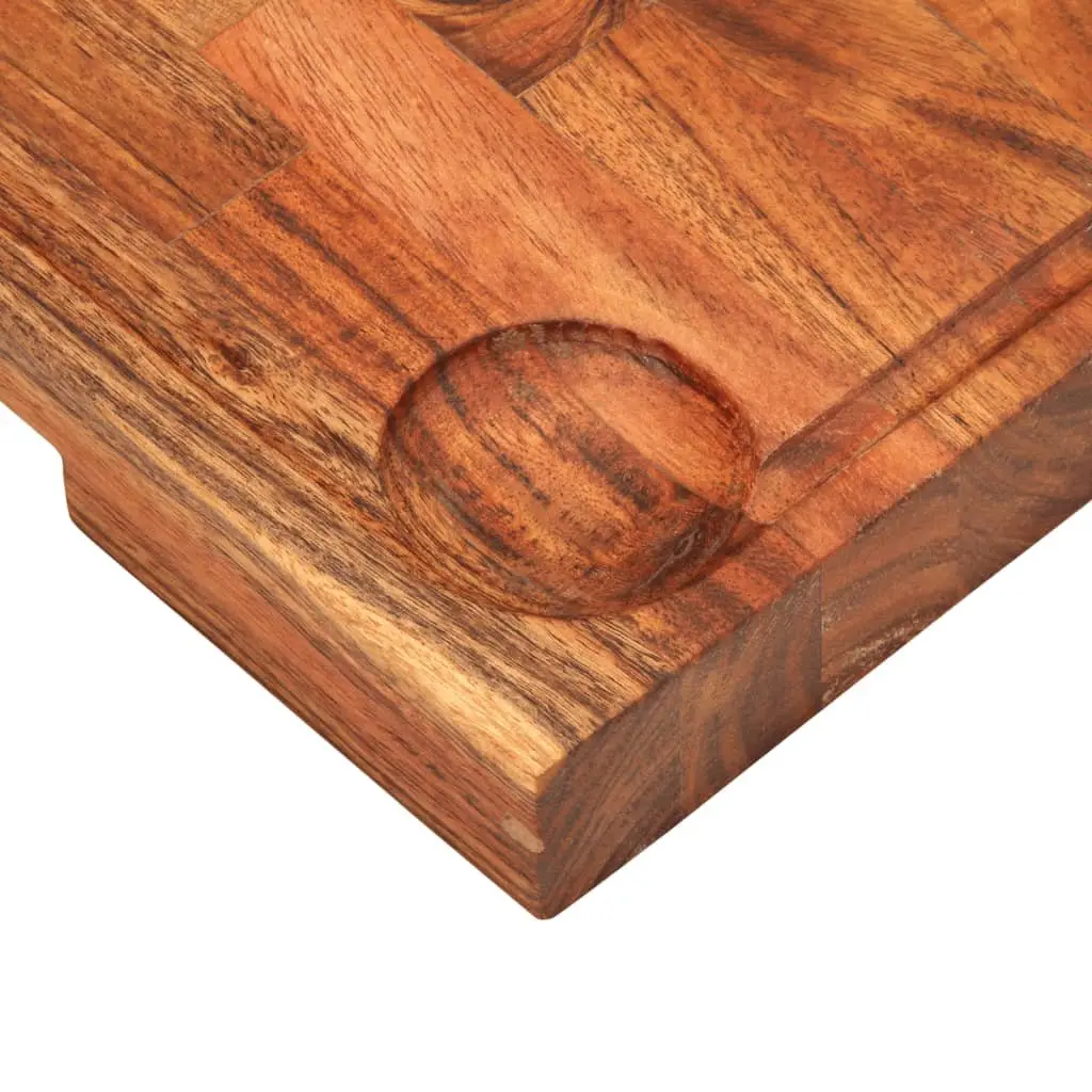 Solid Wood Chopping Board 42x30x4 cm Acacia Kitchen Cutting Serving Cheese