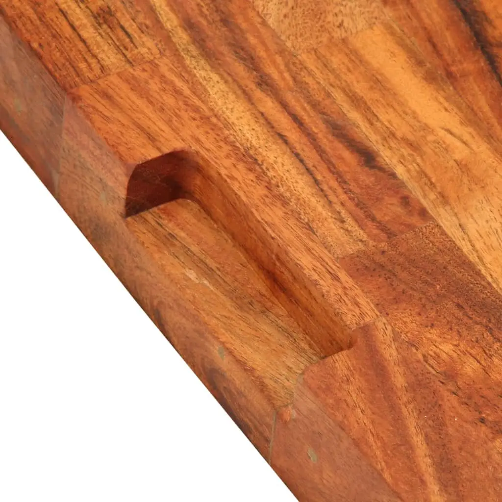 Solid Wood Chopping Board 42x30x4 cm Acacia Kitchen Cutting Serving Cheese