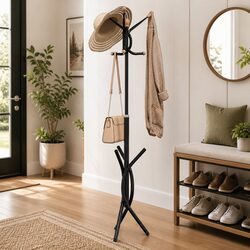 Coat Stand with 9 Hooks