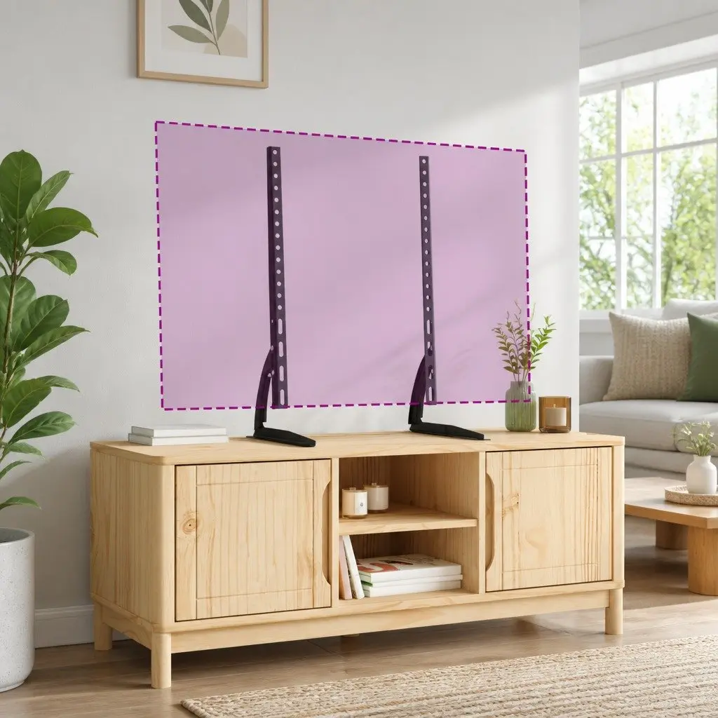 Black TV Stand Mount for 37-75 Inch TVs