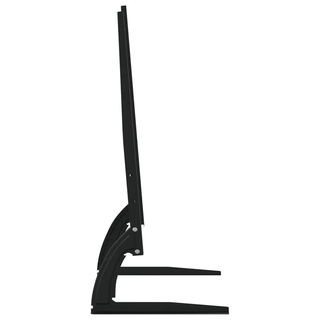 TV Stand Mount Black Height Adjustable for 37-75 Inch Screens