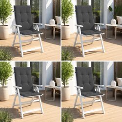 Highback Chair Cushions Set of 4 - Comfortable & Practical