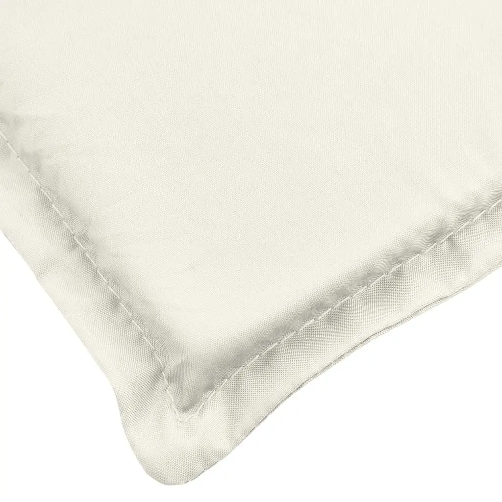 Lowback Chair Cushions 4 Pieces Cream Outdoor Indoor Garden Patio Seat Pad