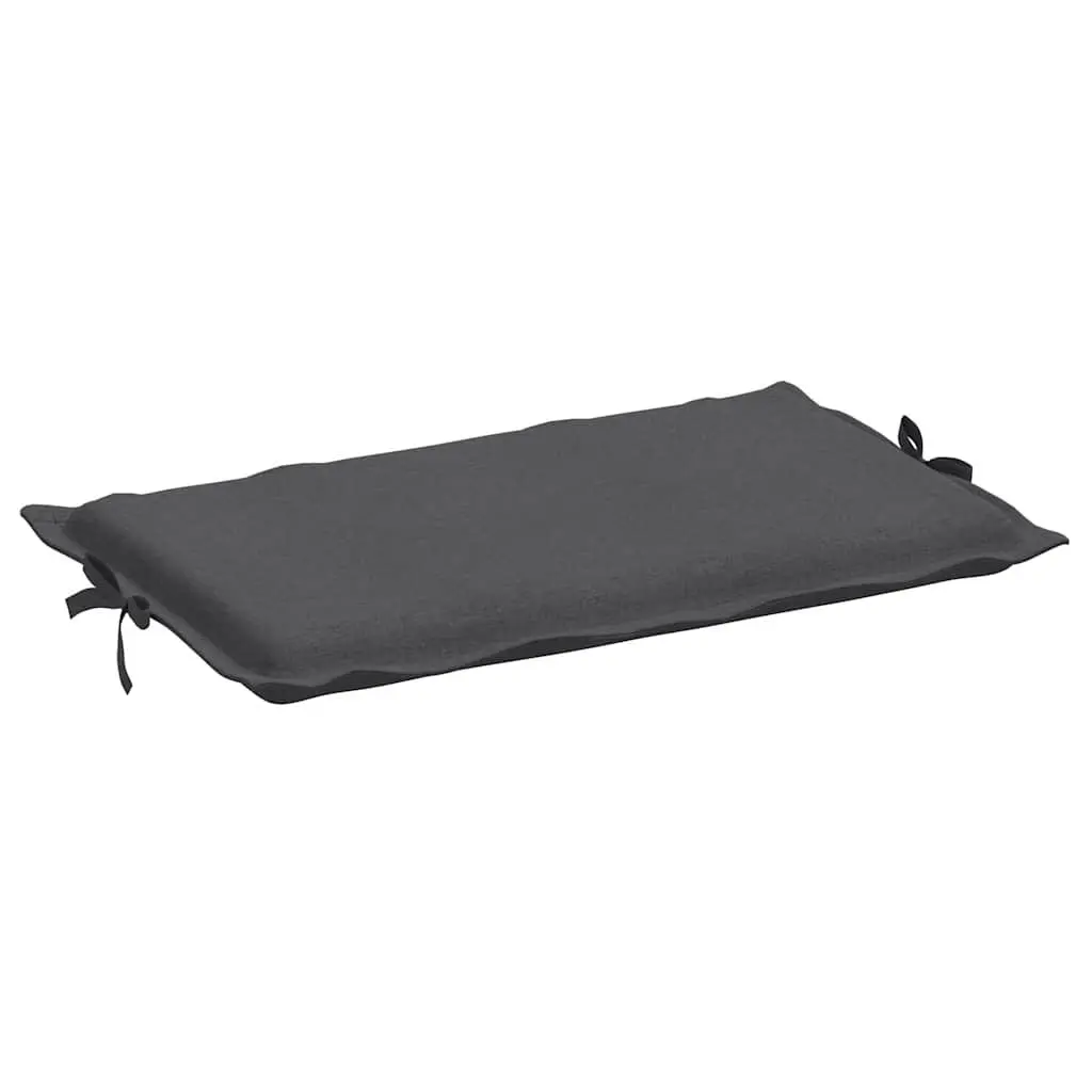 Sun Lounger Cushion Anthracite Outdoor Garden Patio Chair Pad 186x58x4cm Comfort
