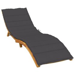 Anthracite Sun Lounger Cushion for Ultimate Relaxation