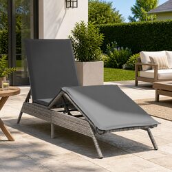 Stylish Sun Lounger with Adjustable Features