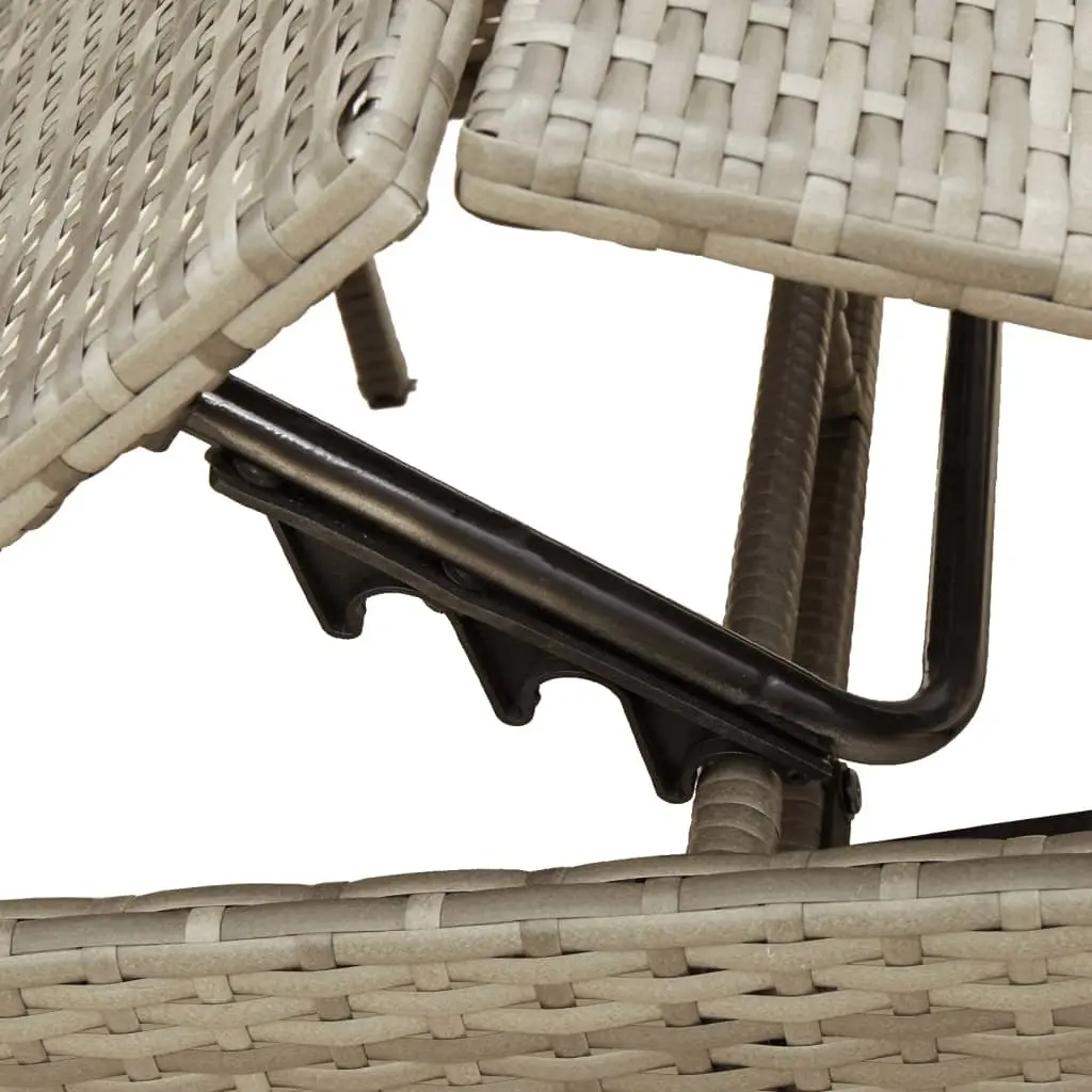 Sun Lounger Set with Adjustable Comfort
