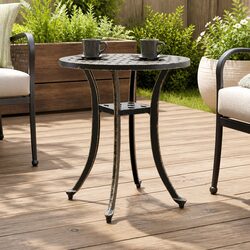 Round Garden Table for Easy Use