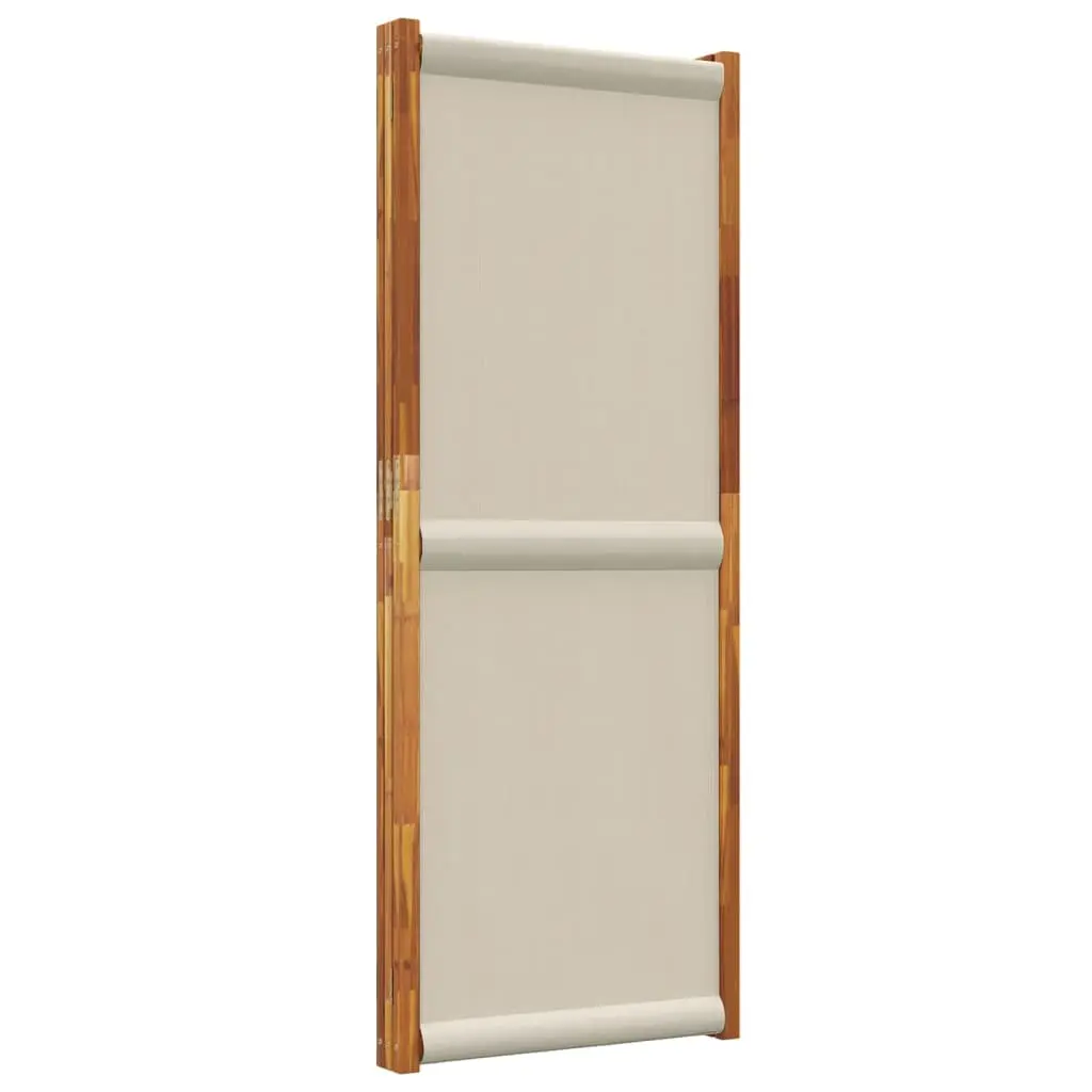 Folding Partition Grey 3-Panel Room Divider 210x180 cm Indoor Privacy Screen