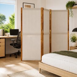 3-Panel Room Divider Screen