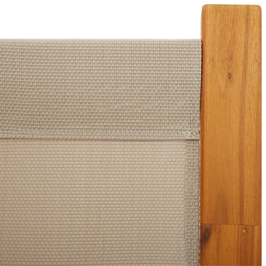 3-Panel Room Divider Taupe 210x180cm Folding Privacy Screen Indoor Outdoor Partition