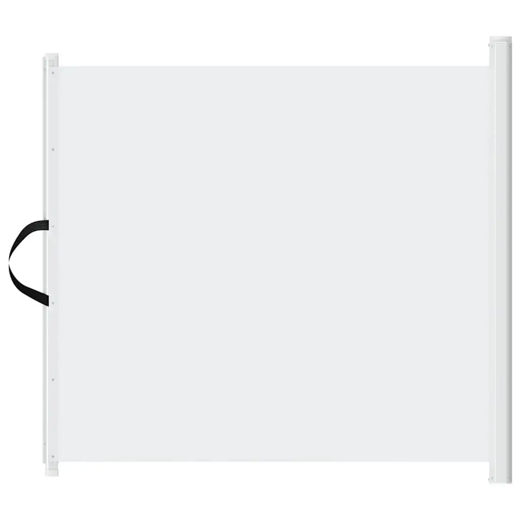 Retractable Pet Gate White 102.5x125 cm Portable Indoor Fence