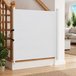Concise and Reliable Retractable Pet Gate