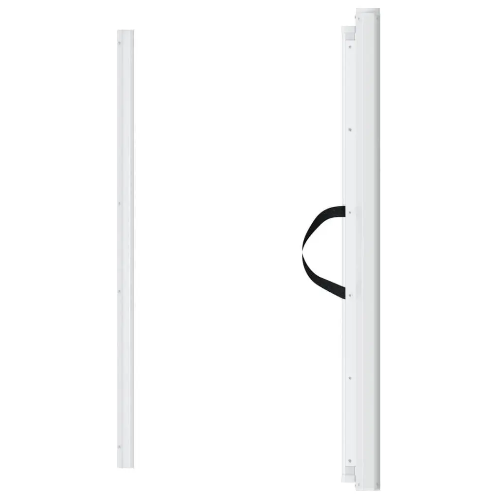 Retractable Pet Gate White Portable Indoor Outdoor Safety Barrier