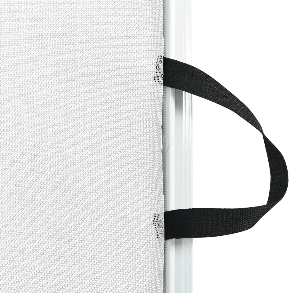Retractable Pet Gate White Portable Indoor Outdoor Safety Barrier
