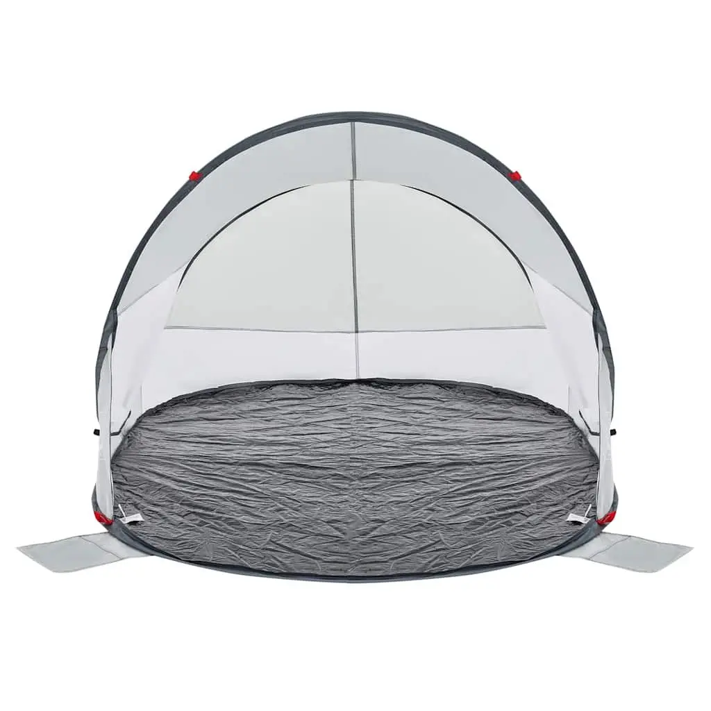 Beach Tent Pop-up Grey Waterproof Camping Shelter Portable Outdoor Shade