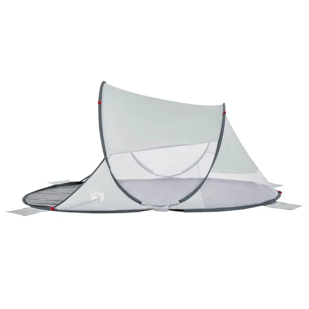 Beach Tent Pop-up Grey Waterproof Camping Shelter Portable Outdoor Shade