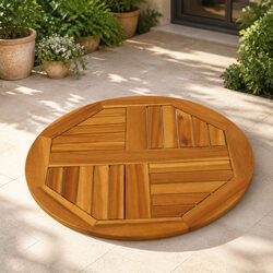 Round Acacia Table Top Ø60 cm - Durable and Stylish