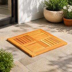 Concise Brown Acacia Table Top – 60x60x2 cm