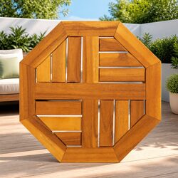 Compact and Reliable Wooden Table Top 40x40x2 cm