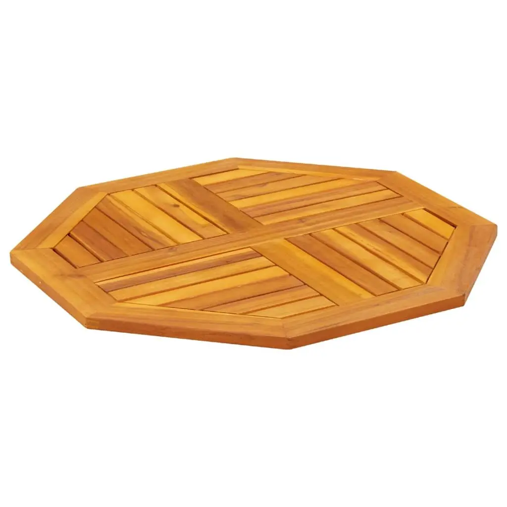 Octagonal Table Top Brown 70x70 cm Solid Acacia Wood Replacement Dining