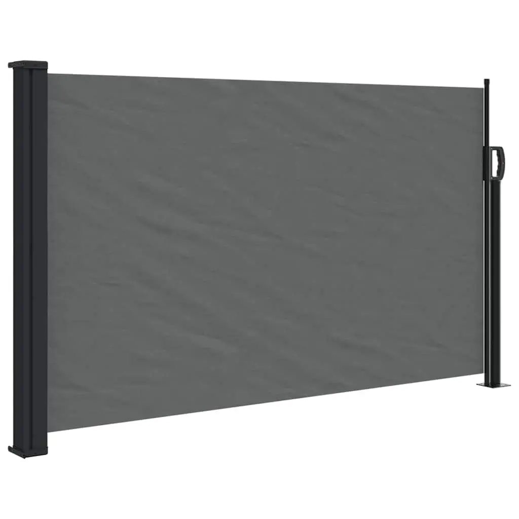 Retractable Side Awning Anthracite 117x300cm Privacy Screen Garden Shade