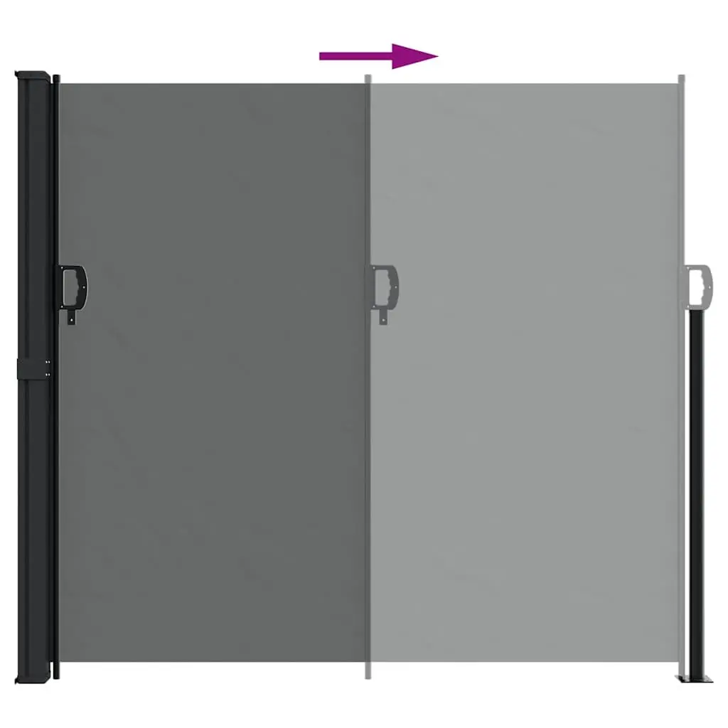 Retractable Side Awning Garden Screen Outdoor Patio Balcony Terrace Privacy